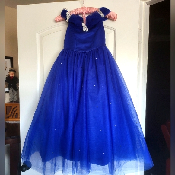 ❤️NWT❤️ COLBALT BLUE GIRLS BALL GOWN - Picture 11 of 12